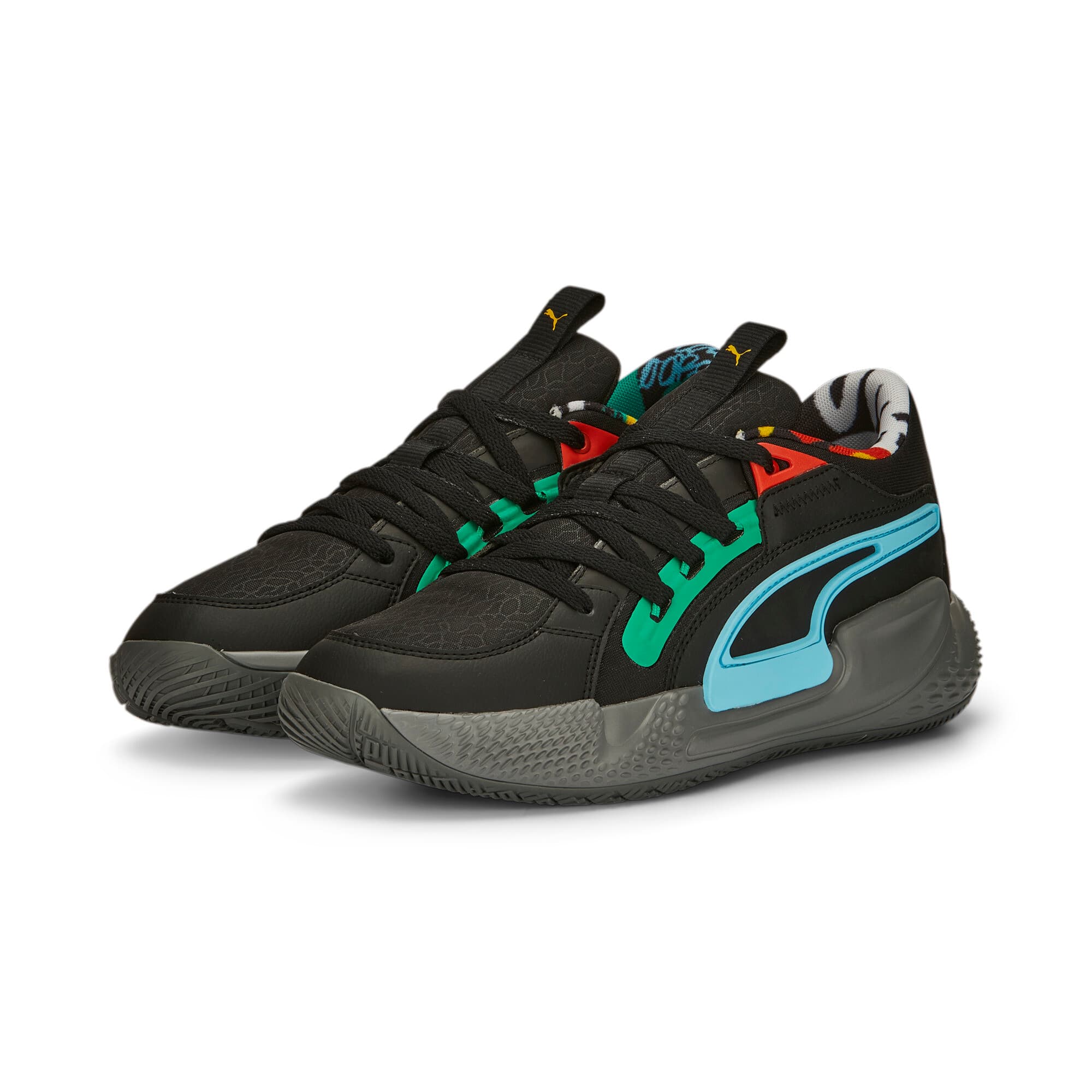 Court Rider Chaos Black Basketball Shoes