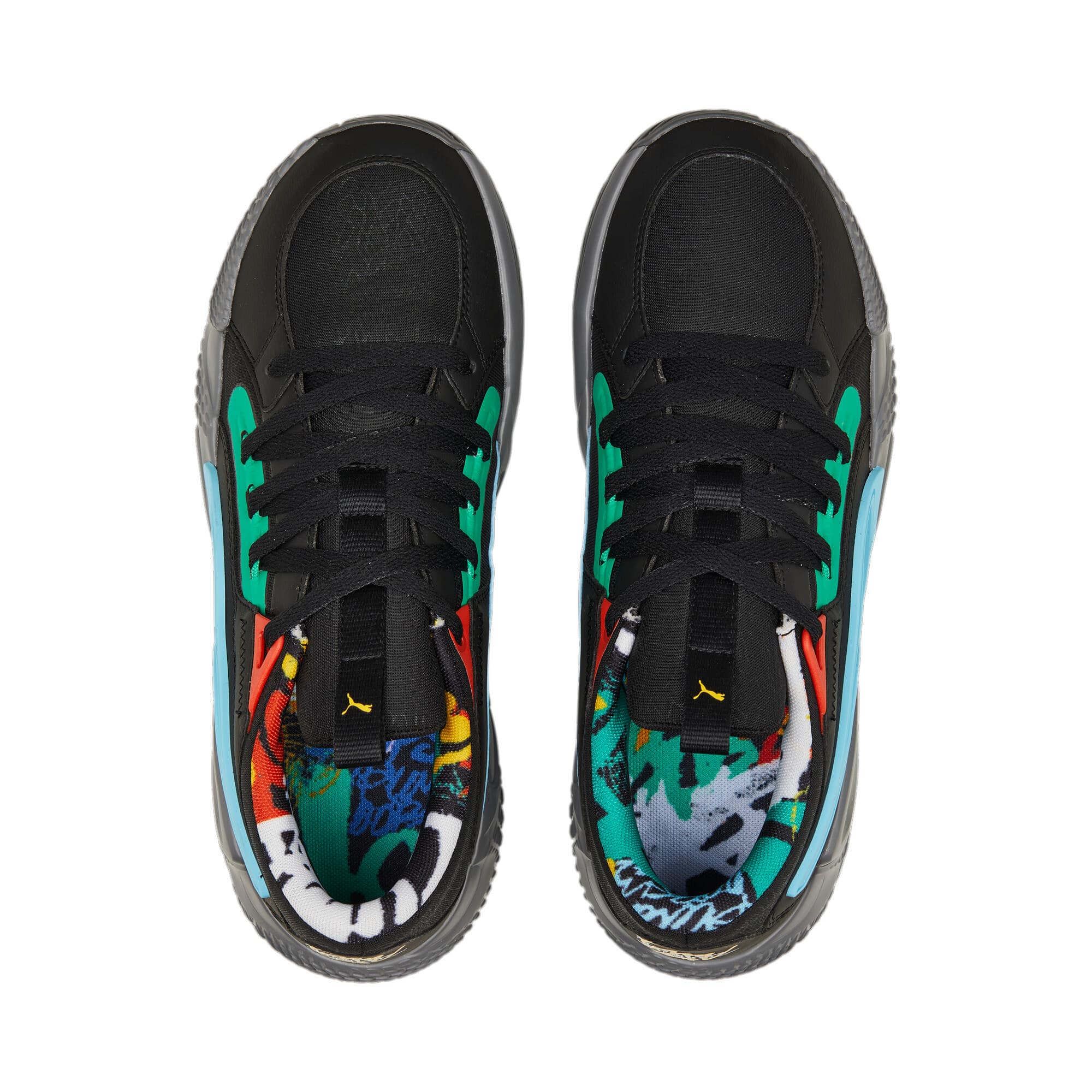 Court Rider Chaos Black Basketball Shoes