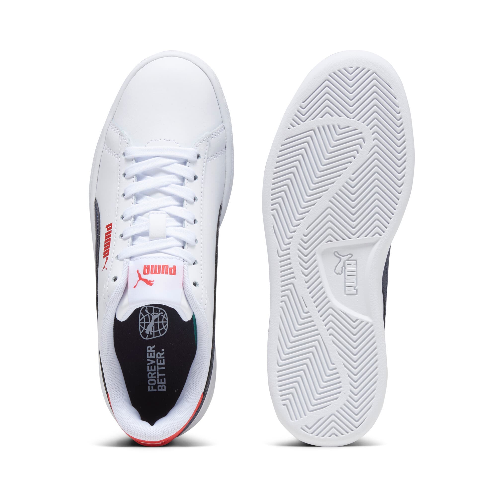 Smash 3.0 Leather Sneakers Youth