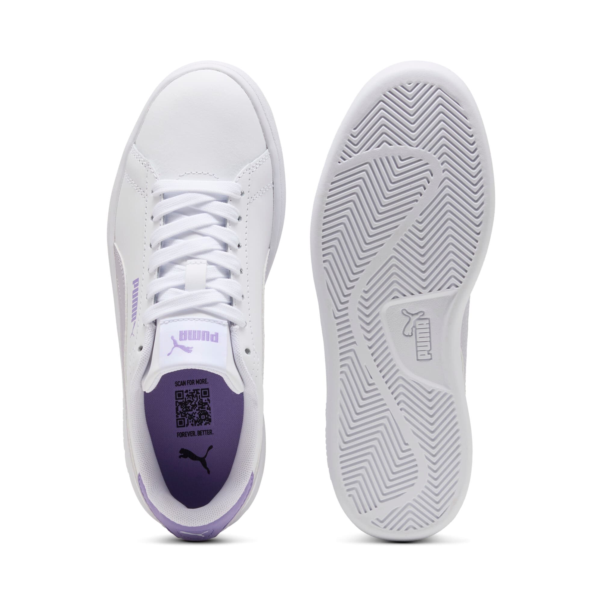 Smash 3.0 Leather Sneakers Youth