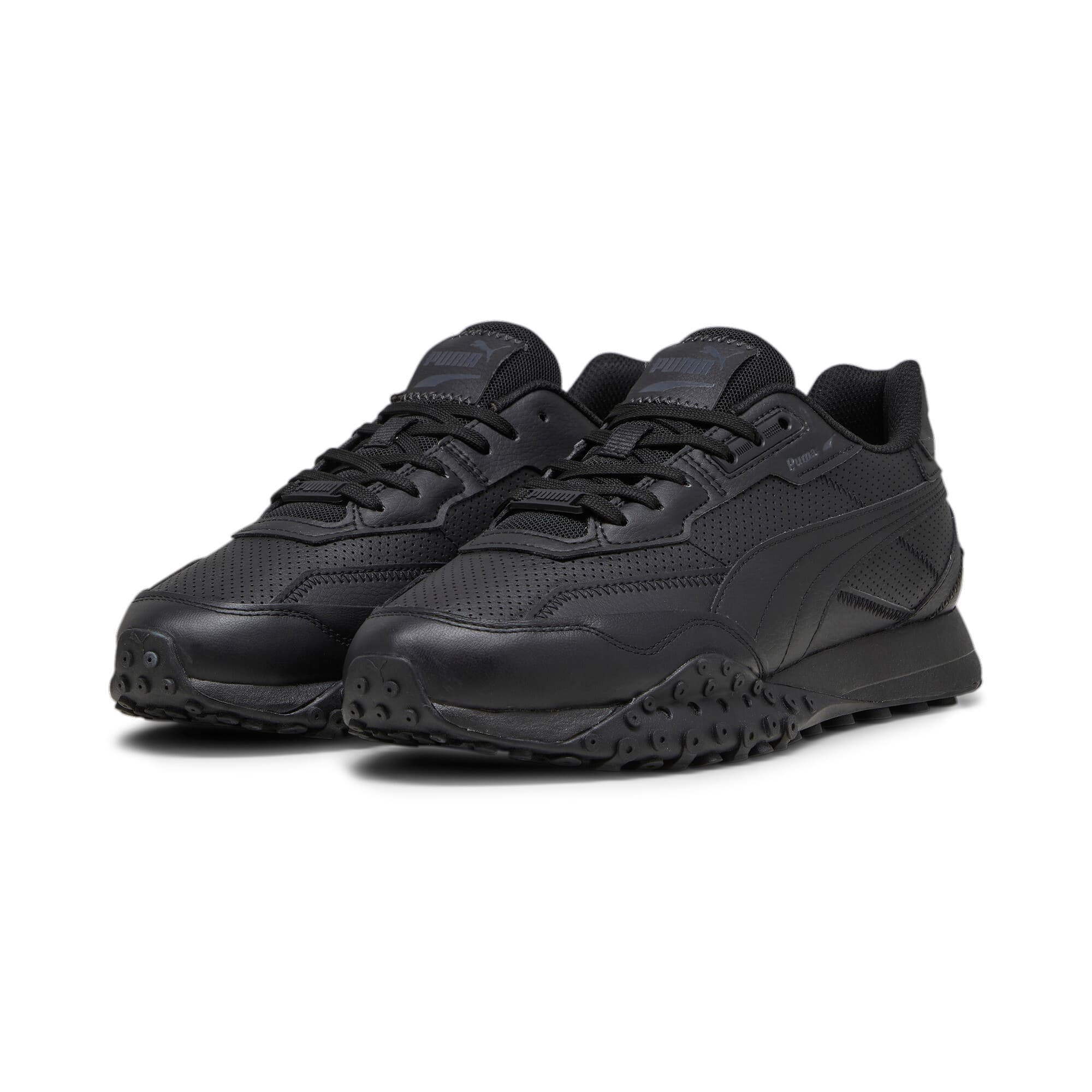 Blktop Rider Leather Sneakers