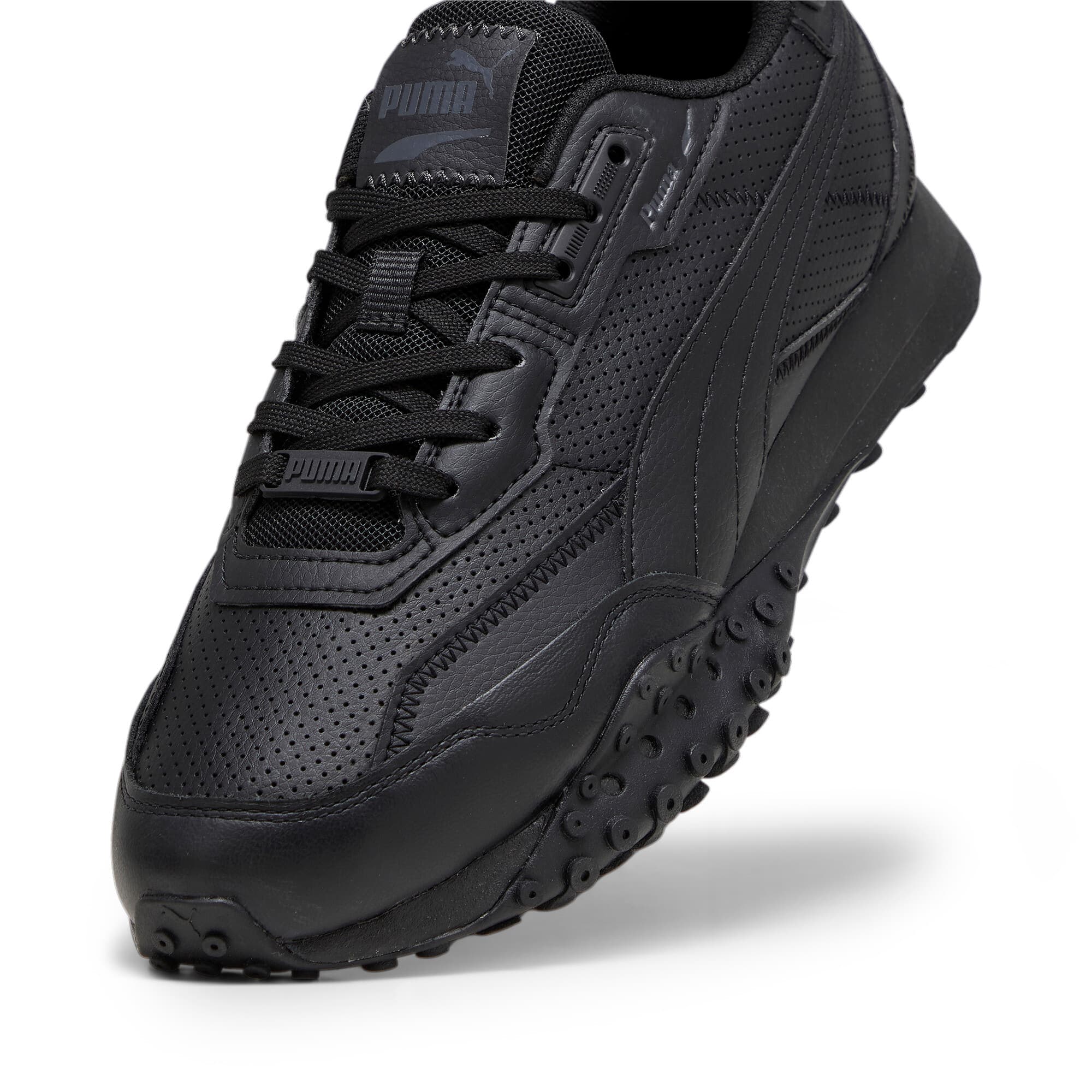 Blktop Rider Leather Sneakers