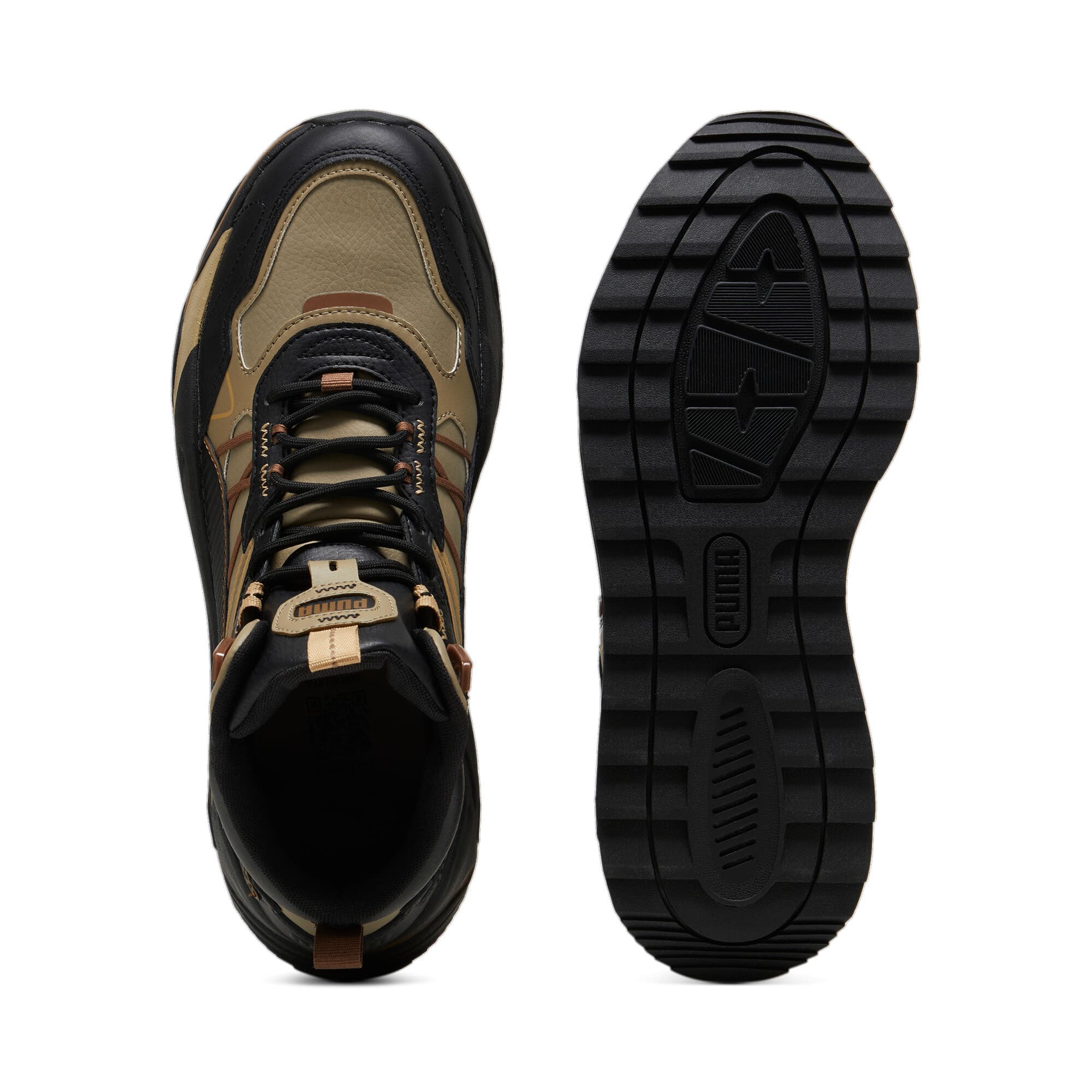 Trinity Mid Hybrid Men's Leather Sneakers