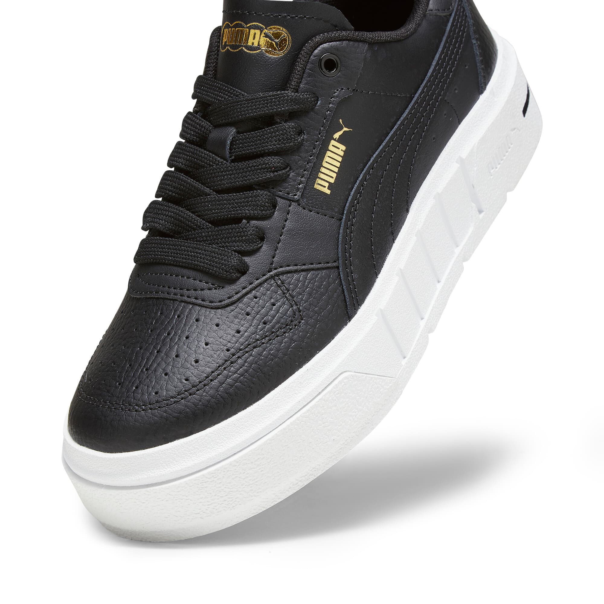 PUMA Cali Court Youth Leather Sneakers