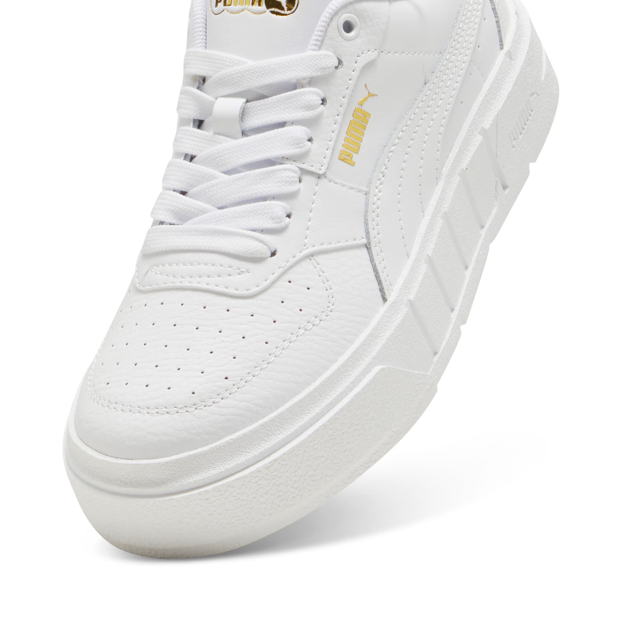 PUMA Cali Court Youth Leather Sneakers