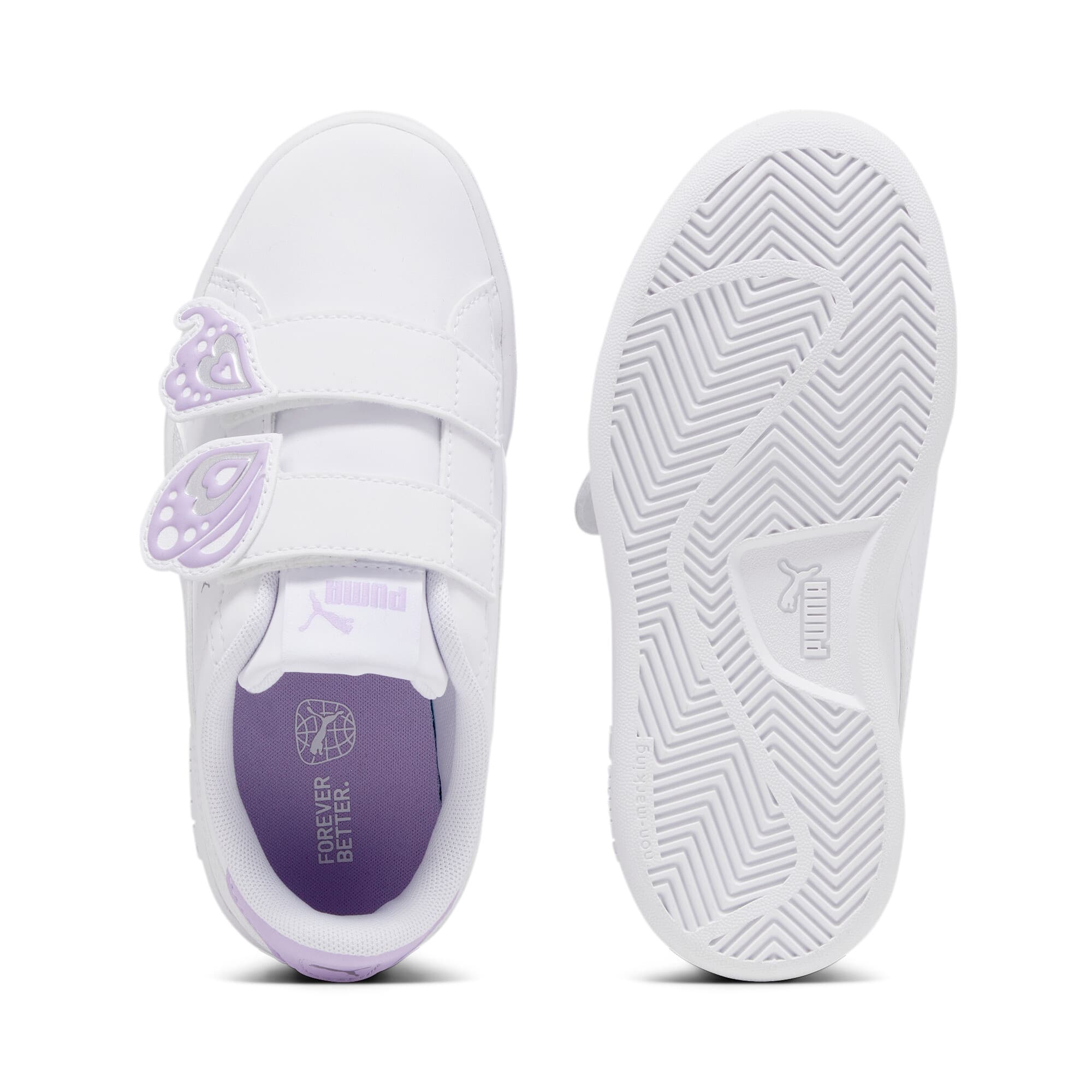 PUMA Smash 3.0 Butterfly Kids' Sneakers