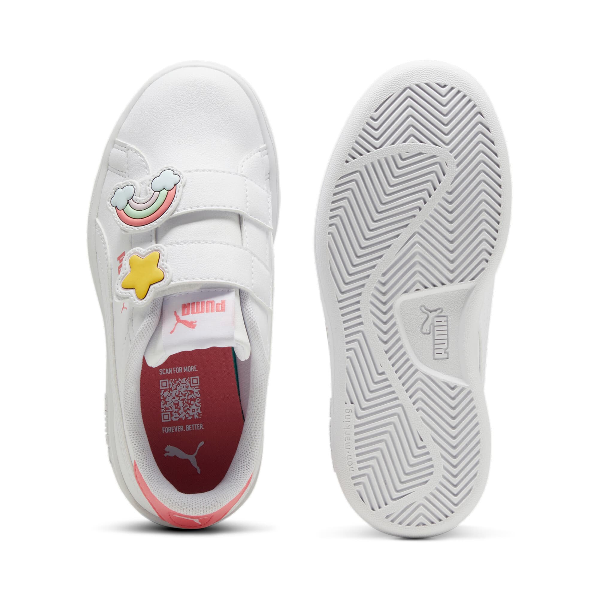 PUMA Smash 3.0 Badges Kids' Sneakers