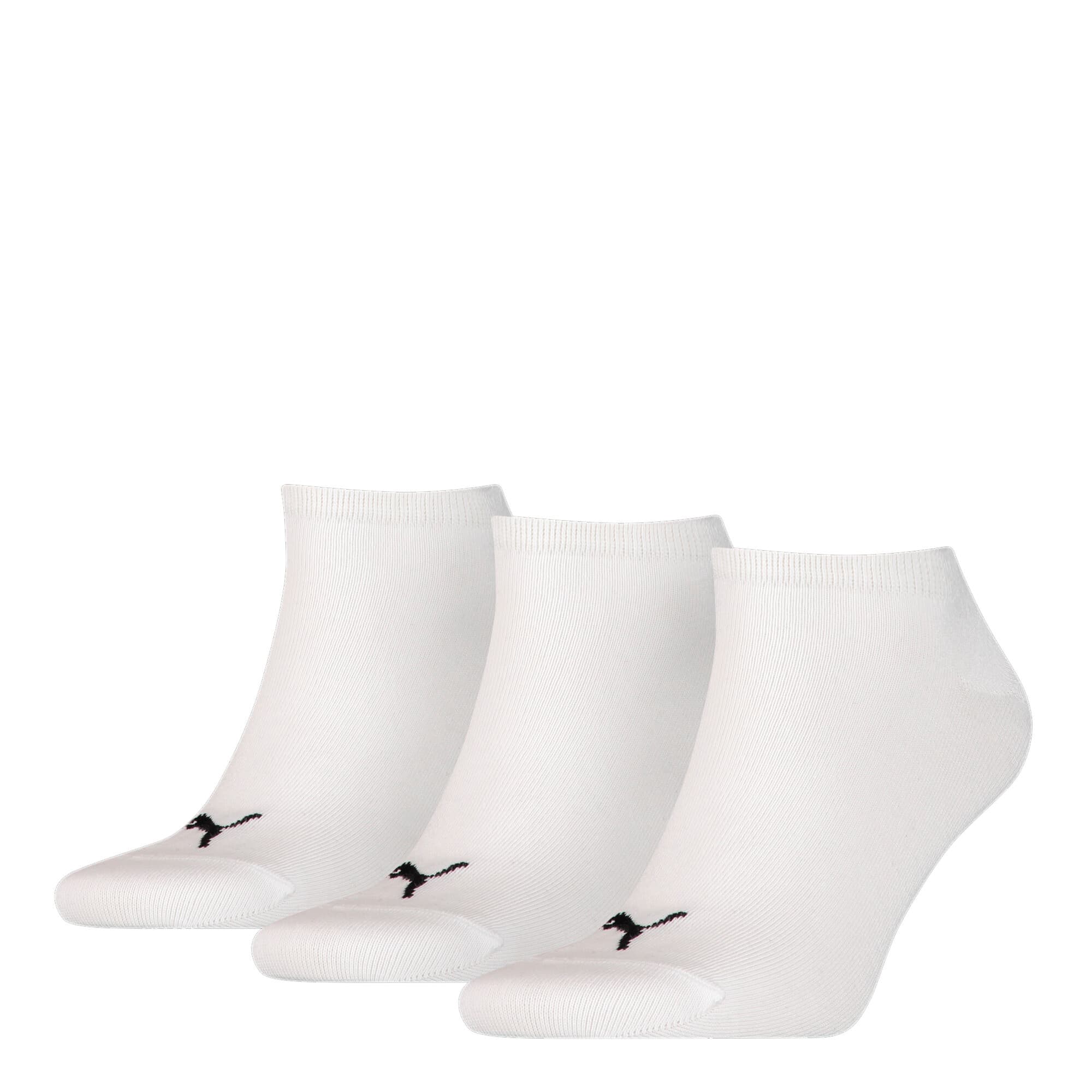 PUMA Unisex Plain Sneaker Trainer Socks 3 Pack
