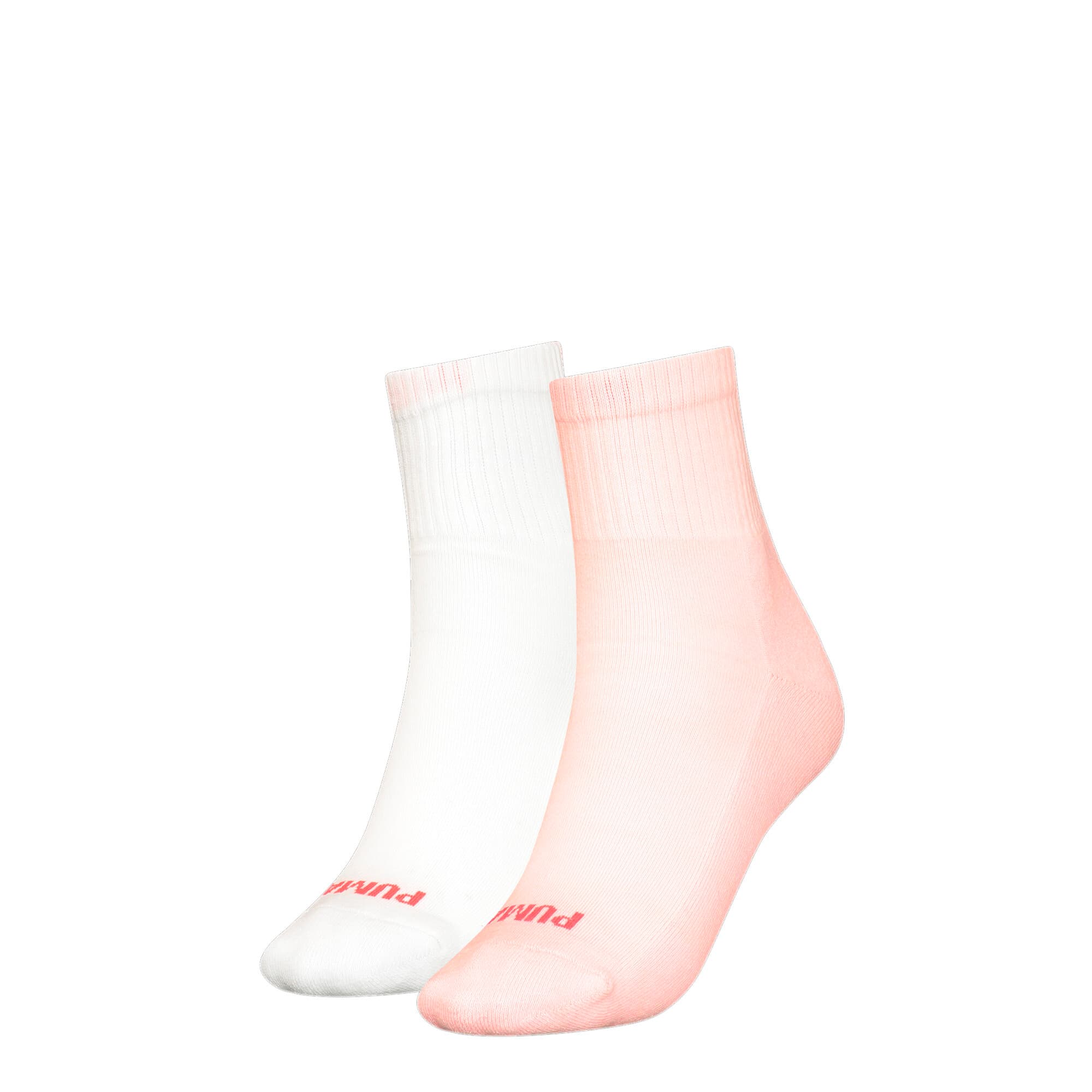 PUMA Women's Heart Short Crew Socks 2 pack